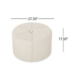 Upholstered Round Ottoman