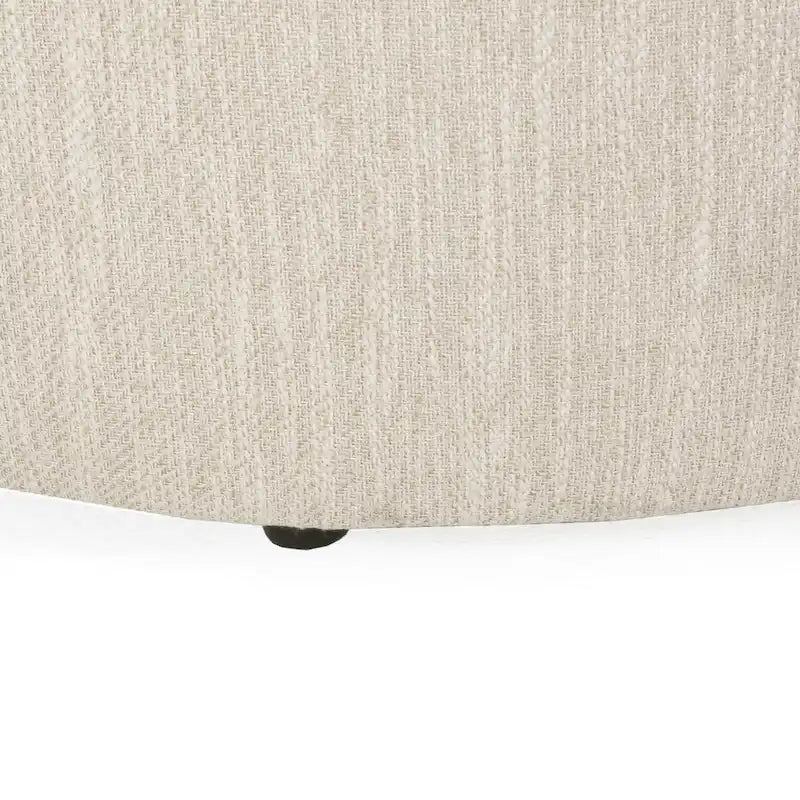 Runder gepolsterter Hocker