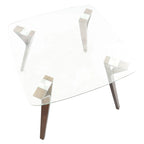 Mid-Century Modern Square Dining Table