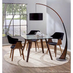 Mid-Century Modern Square Dining Table