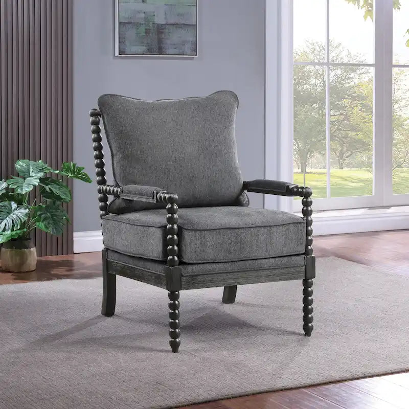 Spindle Accent Chair