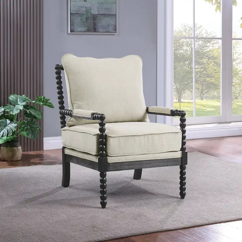 Spindle Accent Chair