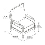 Spindle Accent Chair