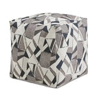 Upholstered Square Pouf Ottoman