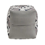 Upholstered Square Pouf Ottoman