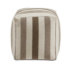 Upholstered Square Pouf Ottoman