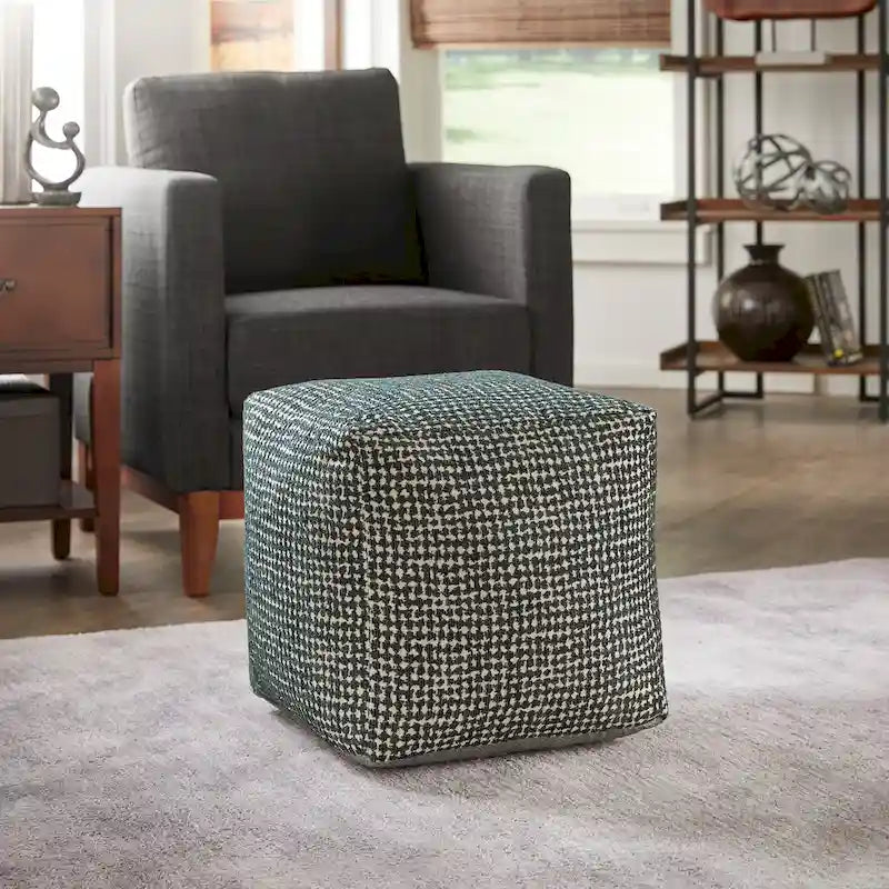 Pouf ottomano quadrato imbottito