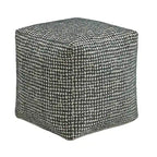 Upholstered Square Pouf Ottoman