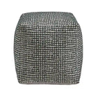 Upholstered Square Pouf Ottoman