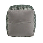 Upholstered Square Pouf Ottoman
