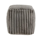Upholstered Square Pouf Ottoman