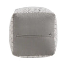 Upholstered Square Pouf Ottoman