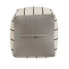 Upholstered Square Pouf Ottoman