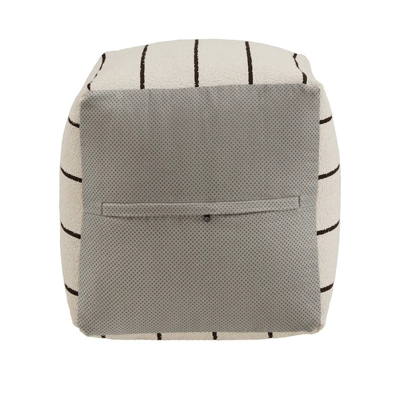 Pouf ottomano quadrato imbottito