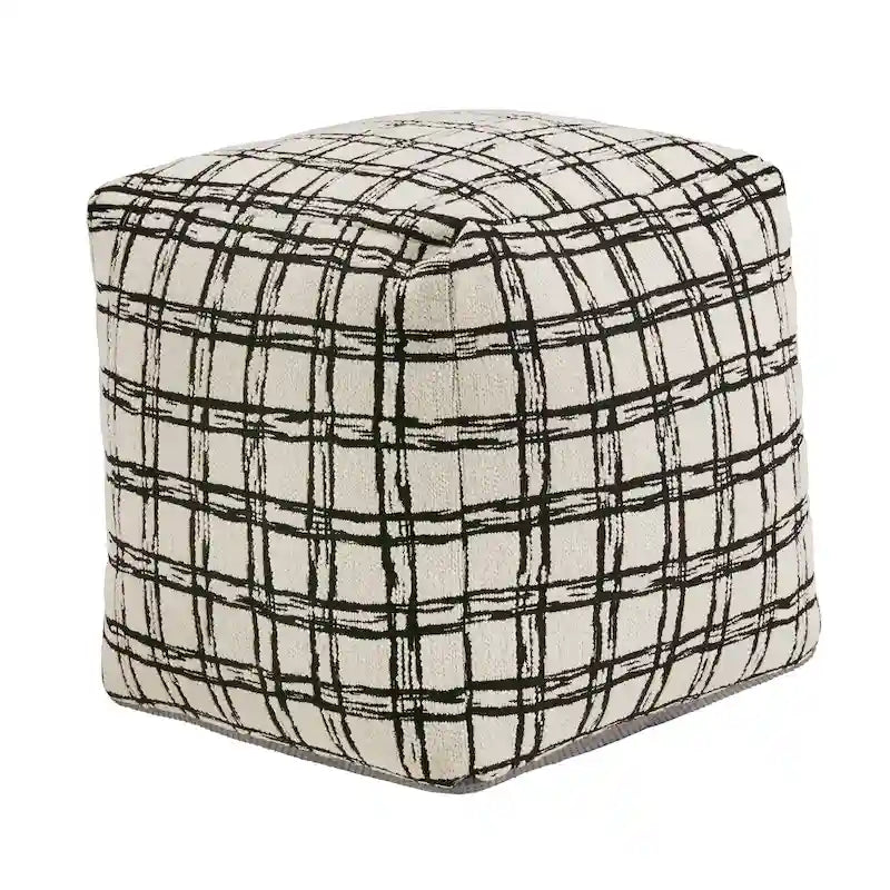 Pouf ottomano quadrato imbottito