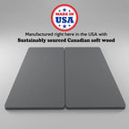 1.5" Split Fully Assembled Bunkie Board for Mattress & Bed Support