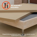 1.5" Split Fully Assembled Bunkie Board for Mattress & Bed Support