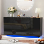 LED Buffet Cabinet High Gloss