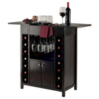 Wine Cabinet with Expandable Top - Espresso