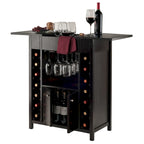 Wine Cabinet with Expandable Top - Espresso