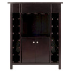 Wine Cabinet with Expandable Top - Espresso