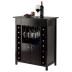 Wine Cabinet with Expandable Top - Espresso