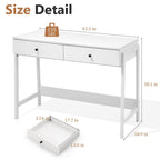 2-Drawer Computer Office Writing Desk