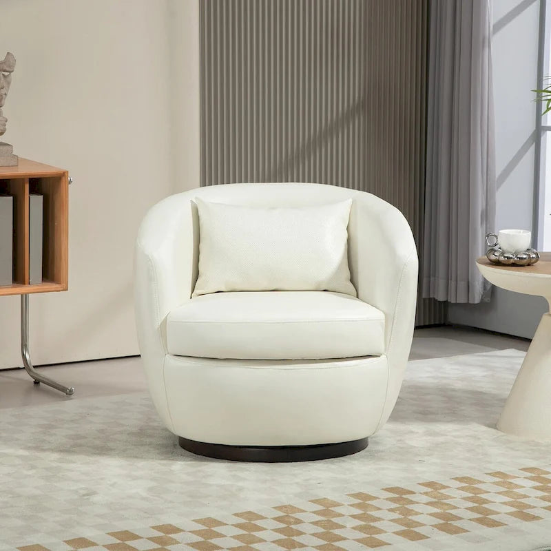 Moderner drehbarer Fass-Sessel mit Stauraum