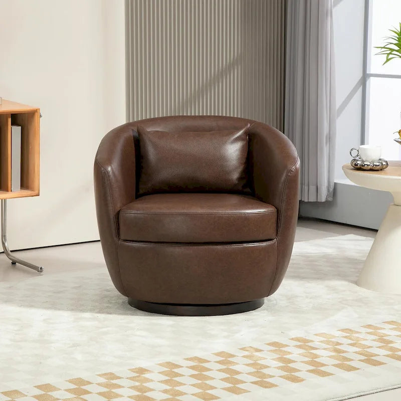 Moderner drehbarer Fass-Sessel mit Stauraum