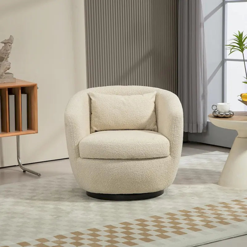 Moderner drehbarer Fass-Sessel mit Stauraum