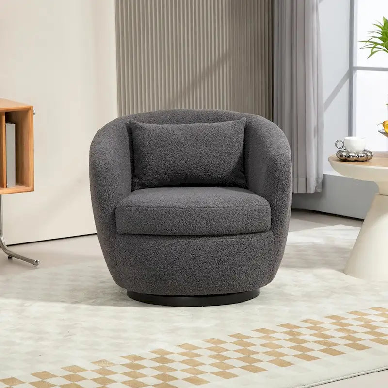 Moderner drehbarer Fass-Sessel mit Stauraum