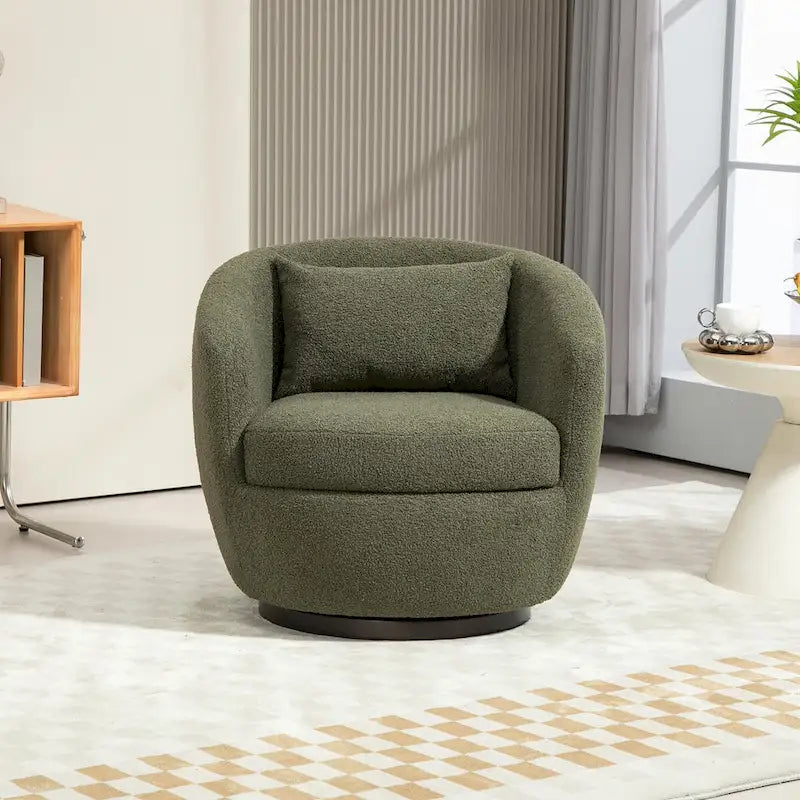Moderner drehbarer Fass-Sessel mit Stauraum