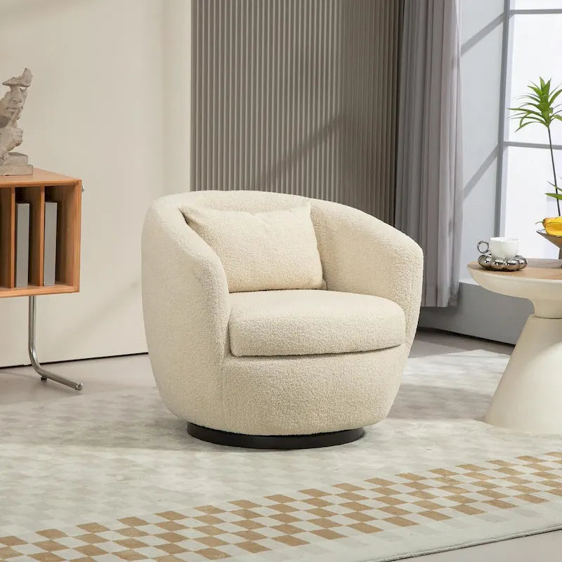 Moderner drehbarer Fass-Sessel mit Stauraum