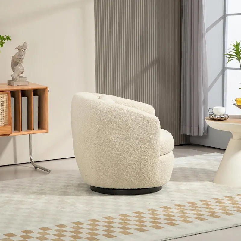 Moderner drehbarer Fass-Sessel mit Stauraum