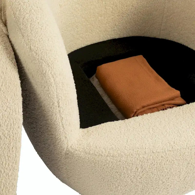 Moderner drehbarer Fass-Sessel mit Stauraum