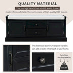 Storage Bench with Removable Cushion