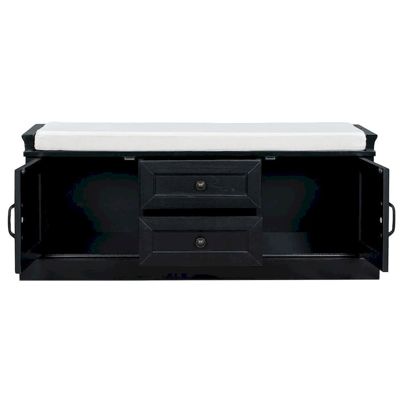 Storage Bench with Removable Cushion