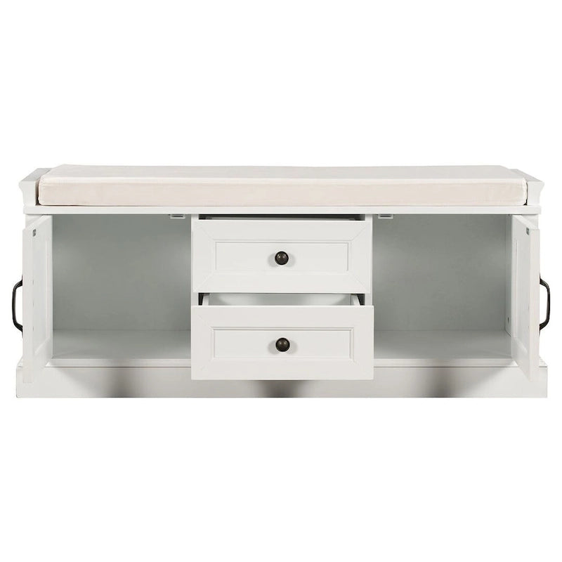 Storage Bench with Removable Cushion