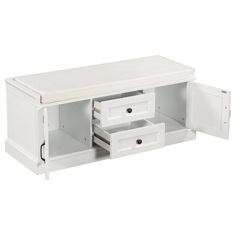 Storage Bench with Removable Cushion