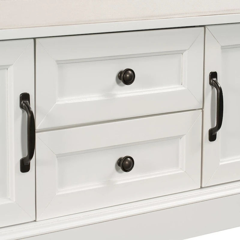 Storage Bench with Removable Cushion