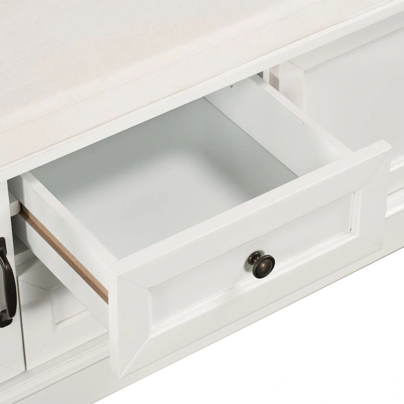 Storage Bench with Removable Cushion