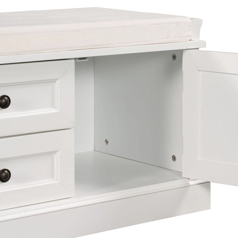 Storage Bench with Removable Cushion