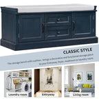 Storage Bench with Removable Cushion