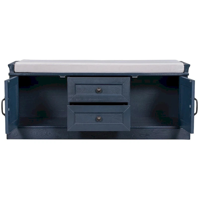 Storage Bench with Removable Cushion