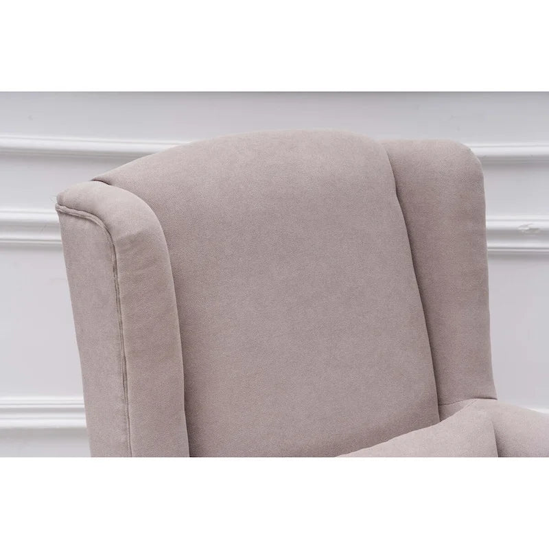Wingback-Akzentstuhl mit Nagelkopfbesatz