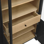 Arched Tall Display Cabinet