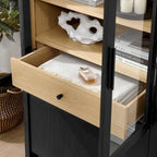 Arched Tall Display Cabinet