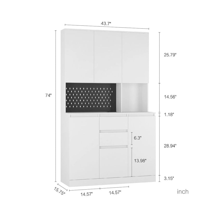 Freestanding Kitchen Storage Cabinet