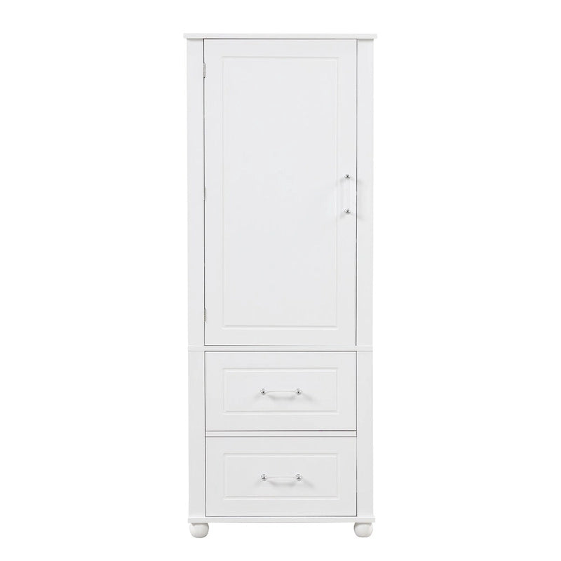 Mobile contenitore da bagno freestanding con cassetti e ripiano regolabile